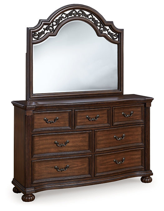Lavinton Dresser and Mirror at Towne & Country Furniture (AL) furniture, home furniture, home decor, sofa, bedding