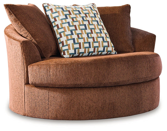 Laylabrook Oversized Swivel Accent Chair at Towne & Country Furniture (AL) furniture, home furniture, home decor, sofa, bedding