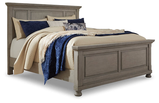 Lettner Queen Panel Bed with Mirrored Dresser, Chest and 2 Nightstands at Towne & Country Furniture (AL) furniture, home furniture, home decor, sofa, bedding