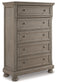Lettner Queen Sleigh Bed with 2 Storage Drawers with Mirrored Dresser and Chest at Towne & Country Furniture (AL) furniture, home furniture, home decor, sofa, bedding