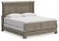 Lexorne California King Sleigh Bed with Mirrored Dresser and 2 Nightstands at Towne & Country Furniture (AL) furniture, home furniture, home decor, sofa, bedding