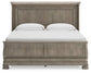 Lexorne California King Sleigh Bed with Mirrored Dresser and Chest at Towne & Country Furniture (AL) furniture, home furniture, home decor, sofa, bedding