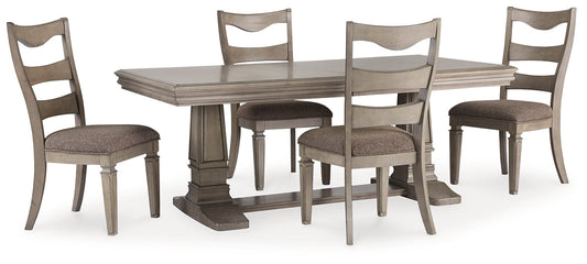 Lexorne Dining Table and 4 Chairs at Towne & Country Furniture (AL) furniture, home furniture, home decor, sofa, bedding