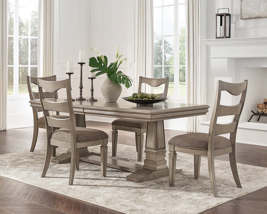 Lexorne Dining Table and 4 Chairs at Towne & Country Furniture (AL) furniture, home furniture, home decor, sofa, bedding