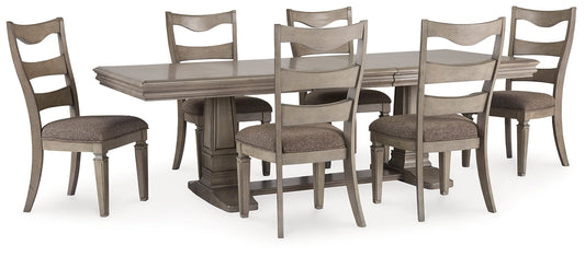 Lexorne Dining Table and 6 Chairs at Towne & Country Furniture (AL) furniture, home furniture, home decor, sofa, bedding