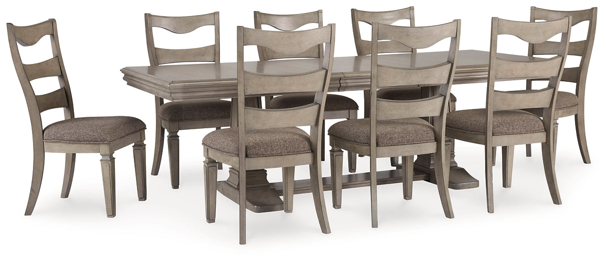 Lexorne Dining Table and 8 Chairs at Towne & Country Furniture (AL) furniture, home furniture, home decor, sofa, bedding
