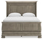 Lexorne Queen Sleigh Bed with Mirrored Dresser and 2 Nightstands at Towne & Country Furniture (AL) furniture, home furniture, home decor, sofa, bedding