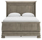 Lexorne Queen Sleigh Bed with Mirrored Dresser and Nightstand at Towne & Country Furniture (AL) furniture, home furniture, home decor, sofa, bedding