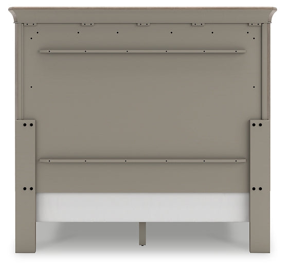 Lexorne Queen Sleigh Bed with Mirrored Dresser and Nightstand at Towne & Country Furniture (AL) furniture, home furniture, home decor, sofa, bedding