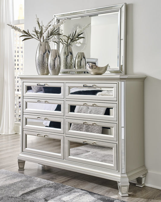 Lindenfield Dresser and Mirror at Towne & Country Furniture (AL) furniture, home furniture, home decor, sofa, bedding