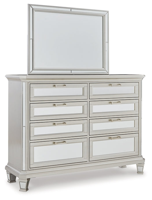 Lindenfield Dresser and Mirror at Towne & Country Furniture (AL) furniture, home furniture, home decor, sofa, bedding