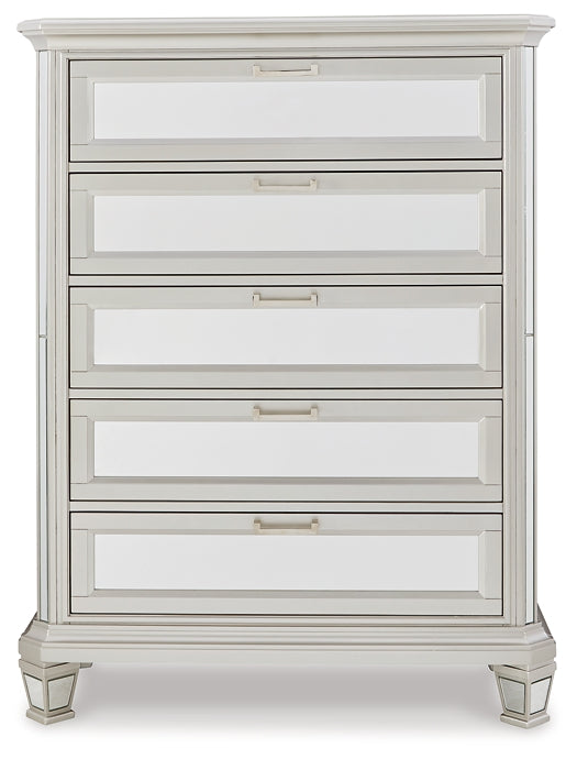 Lindenfield Five Drawer Chest at Towne & Country Furniture (AL) furniture, home furniture, home decor, sofa, bedding
