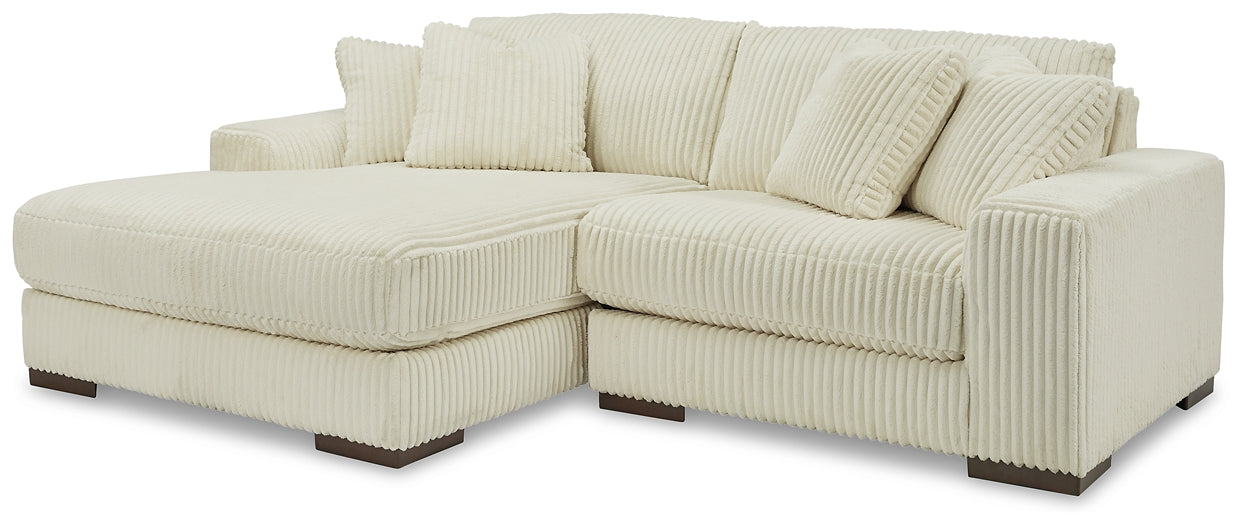Lindyn 2-Piece Sectional with Ottoman at Towne & Country Furniture (AL) furniture, home furniture, home decor, sofa, bedding