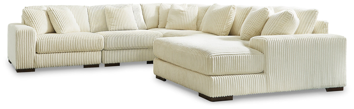 Lindyn 5-Piece Sectional with Chaise at Towne & Country Furniture (AL) furniture, home furniture, home decor, sofa, bedding