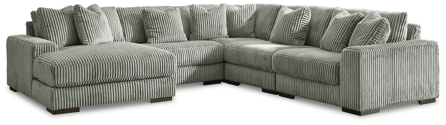 Lindyn 5-Piece Sectional with Ottoman at Towne & Country Furniture (AL) furniture, home furniture, home decor, sofa, bedding