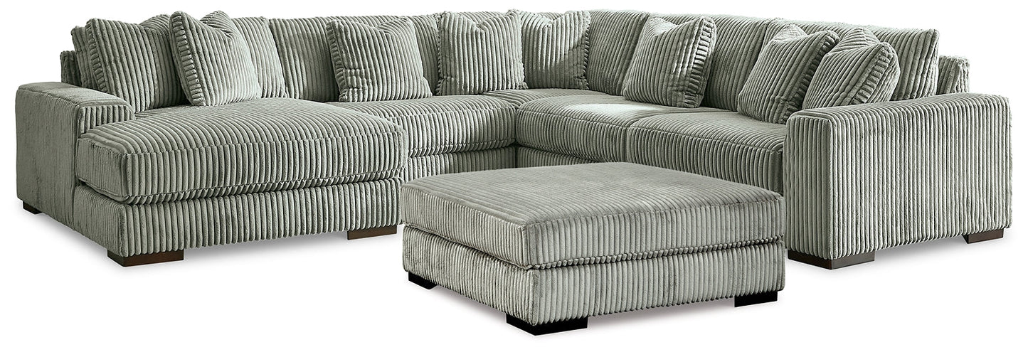 Lindyn 5-Piece Sectional with Ottoman at Towne & Country Furniture (AL) furniture, home furniture, home decor, sofa, bedding