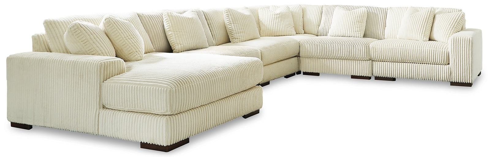 Lindyn 6-Piece Sectional with Ottoman at Towne & Country Furniture (AL) furniture, home furniture, home decor, sofa, bedding