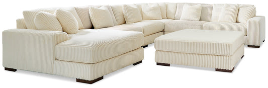 Lindyn 6-Piece Sectional with Ottoman at Towne & Country Furniture (AL) furniture, home furniture, home decor, sofa, bedding