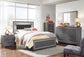 Lodanna Full Panel Bed with Mirrored Dresser, Chest and 2 Nightstands at Towne & Country Furniture (AL) furniture, home furniture, home decor, sofa, bedding