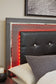 Lodanna Full Panel Bed with Mirrored Dresser, Chest and 2 Nightstands at Towne & Country Furniture (AL) furniture, home furniture, home decor, sofa, bedding