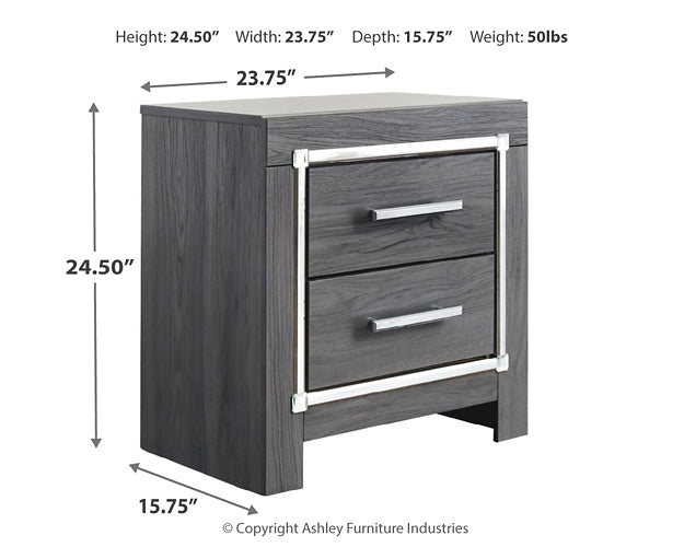 Lodanna Full Panel Bed with Mirrored Dresser, Chest and 2 Nightstands at Towne & Country Furniture (AL) furniture, home furniture, home decor, sofa, bedding