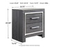 Lodanna Full Panel Bed with Mirrored Dresser, Chest and 2 Nightstands at Towne & Country Furniture (AL) furniture, home furniture, home decor, sofa, bedding