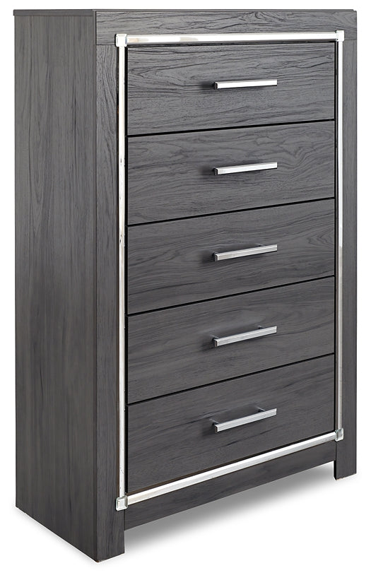Lodanna Full Panel Bed with Mirrored Dresser, Chest and 2 Nightstands at Towne & Country Furniture (AL) furniture, home furniture, home decor, sofa, bedding