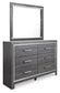 Lodanna Full Panel Bed with Mirrored Dresser, Chest and 2 Nightstands at Towne & Country Furniture (AL) furniture, home furniture, home decor, sofa, bedding