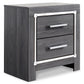 Lodanna Full Upholstered Panel Headboard with Mirrored Dresser and 2 Nightstands at Towne & Country Furniture (AL) furniture, home furniture, home decor, sofa, bedding