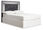 Lodanna Full Upholstered Panel Headboard with Mirrored Dresser and Chest at Towne & Country Furniture (AL) furniture, home furniture, home decor, sofa, bedding
