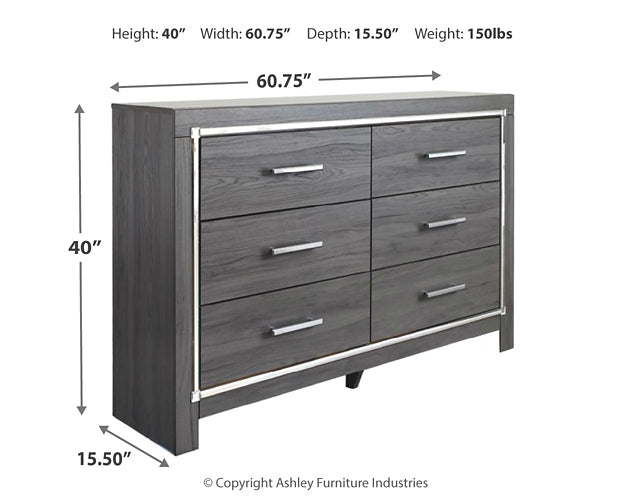 Lodanna King Panel Bed with 2 Storage Drawers with Dresser at Towne & Country Furniture (AL) furniture, home furniture, home decor, sofa, bedding