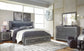 Lodanna King Panel Bed with 2 Storage Drawers with Mirrored Dresser at Towne & Country Furniture (AL) furniture, home furniture, home decor, sofa, bedding