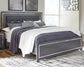 Lodanna King Panel Bed with Mirrored Dresser and Nightstand at Towne & Country Furniture (AL) furniture, home furniture, home decor, sofa, bedding