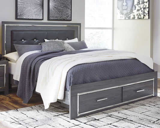 Lodanna  Panel Bed With 2 Storage Drawers at Towne & Country Furniture (AL) furniture, home furniture, home decor, sofa, bedding