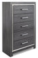 Lodanna Queen Panel Bed with 2 Storage Drawers with Mirrored Dresser, Chest and 2 Nightstands at Towne & Country Furniture (AL) furniture, home furniture, home decor, sofa, bedding