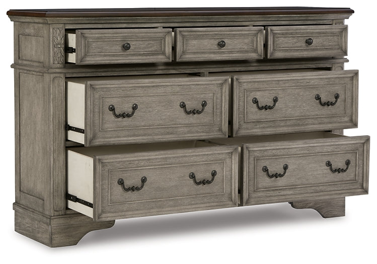 Lodenbay California King Panel Bed with Dresser at Towne & Country Furniture (AL) furniture, home furniture, home decor, sofa, bedding