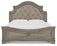Lodenbay California King Panel Bed with Mirrored Dresser and 2 Nightstands at Towne & Country Furniture (AL) furniture, home furniture, home decor, sofa, bedding