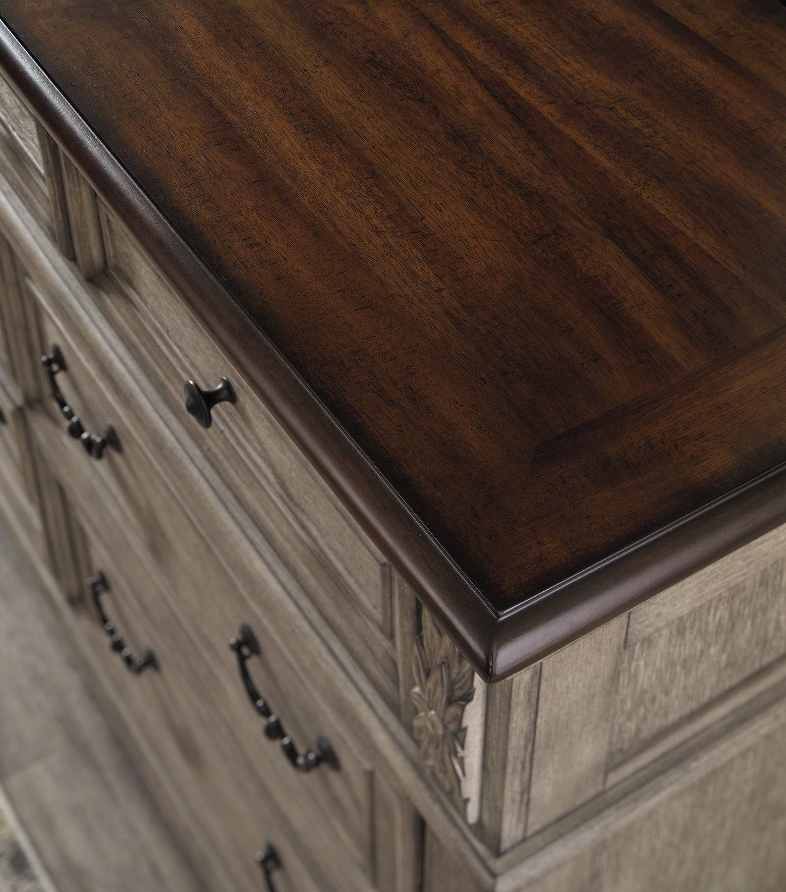 Lodenbay California King Panel Bed with Mirrored Dresser and 2 Nightstands at Towne & Country Furniture (AL) furniture, home furniture, home decor, sofa, bedding