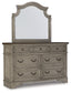Lodenbay California King Panel Bed with Mirrored Dresser and Chest at Towne & Country Furniture (AL) furniture, home furniture, home decor, sofa, bedding