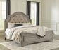 Lodenbay California King Panel Bed with Mirrored Dresser and Chest at Towne & Country Furniture (AL) furniture, home furniture, home decor, sofa, bedding