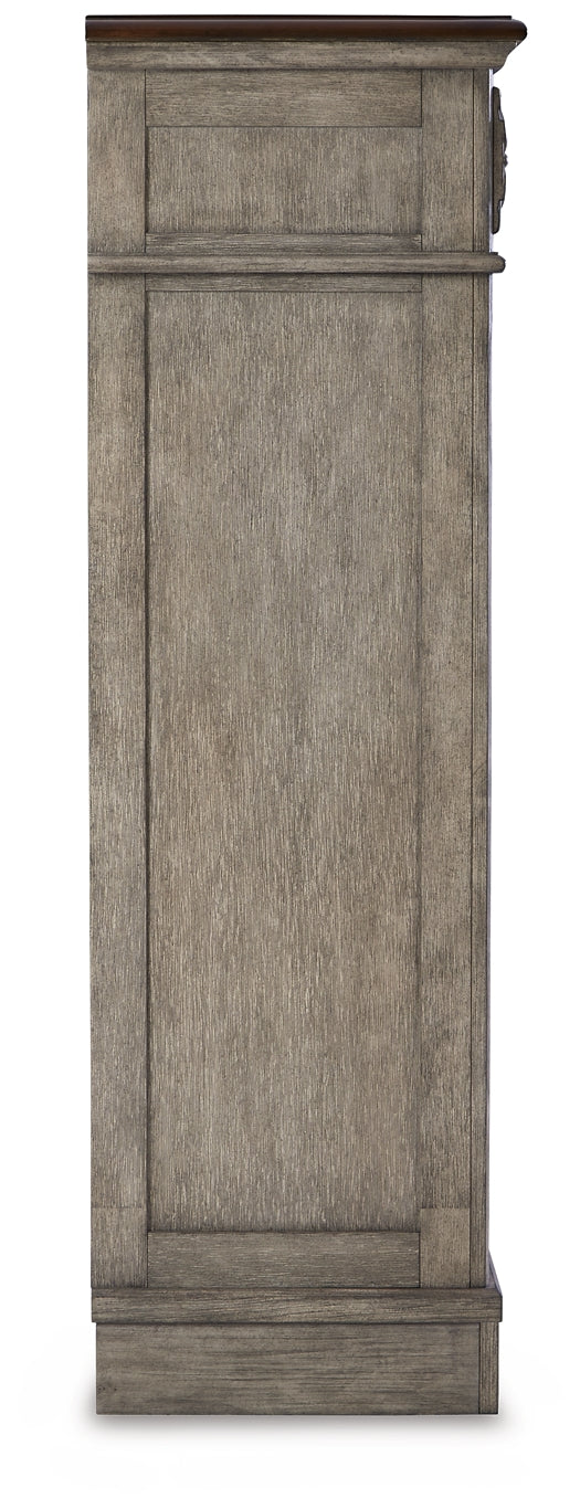 Lodenbay California King Panel Bed with Mirrored Dresser and Chest at Towne & Country Furniture (AL) furniture, home furniture, home decor, sofa, bedding