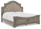 Lodenbay California King Panel Bed with Mirrored Dresser and Chest at Towne & Country Furniture (AL) furniture, home furniture, home decor, sofa, bedding