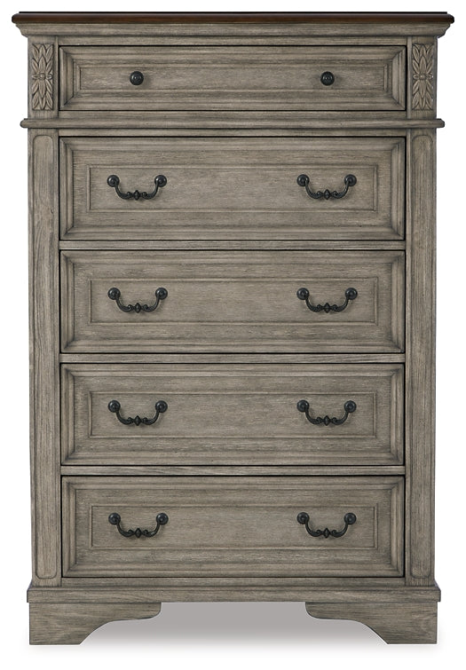 Lodenbay California King Panel Bed with Mirrored Dresser and Chest at Towne & Country Furniture (AL) furniture, home furniture, home decor, sofa, bedding