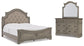 Lodenbay California King Panel Bed with Mirrored Dresser at Towne & Country Furniture (AL) furniture, home furniture, home decor, sofa, bedding