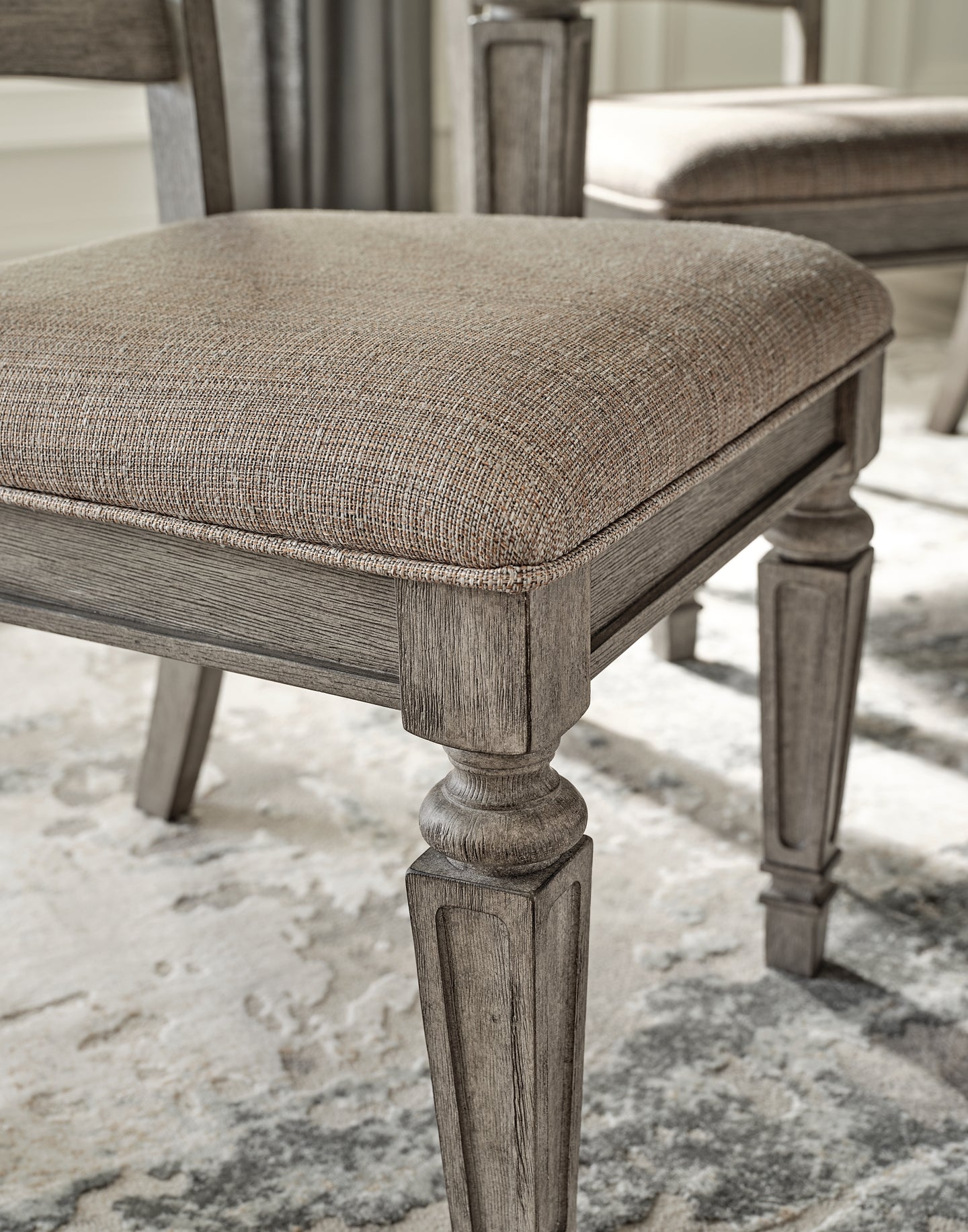 Lodenbay Dining Table and 6 Chairs with Storage at Towne & Country Furniture (AL) furniture, home furniture, home decor, sofa, bedding