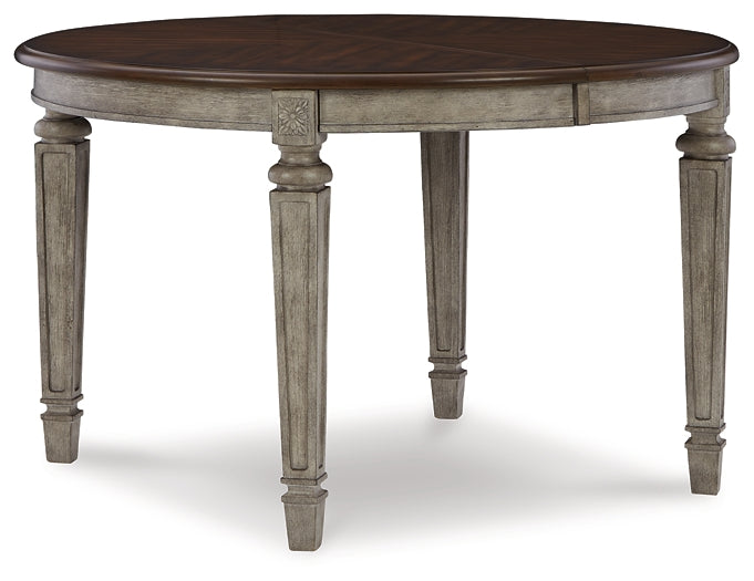 Lodenbay Dining Table and 6 Chairs with Storage at Towne & Country Furniture (AL) furniture, home furniture, home decor, sofa, bedding
