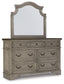 Lodenbay Dresser and Mirror at Towne & Country Furniture (AL) furniture, home furniture, home decor, sofa, bedding