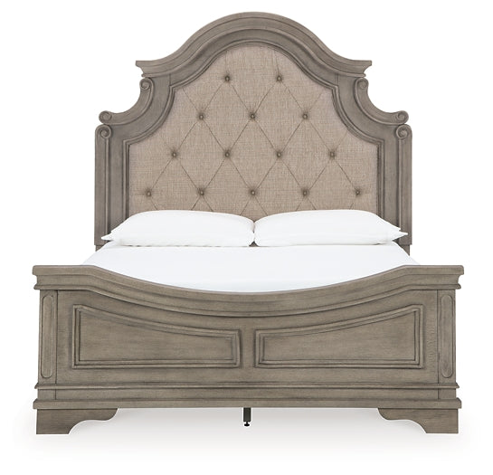 Lodenbay Queen Panel Bed with Mirrored Dresser at Towne & Country Furniture (AL) furniture, home furniture, home decor, sofa, bedding
