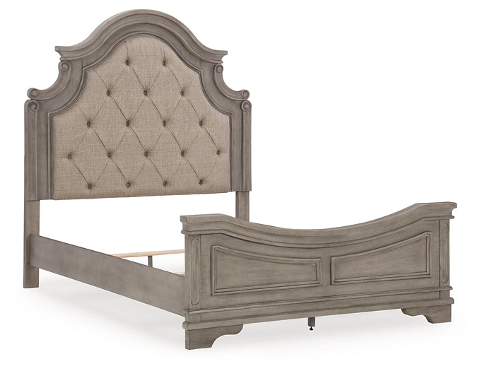 Lodenbay Queen Panel Bed with Mirrored Dresser at Towne & Country Furniture (AL) furniture, home furniture, home decor, sofa, bedding
