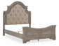 Lodenbay Queen Panel Bed with Mirrored Dresser at Towne & Country Furniture (AL) furniture, home furniture, home decor, sofa, bedding